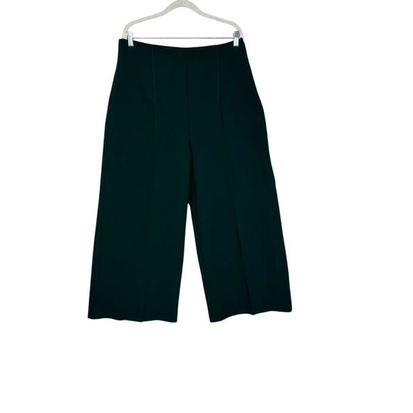 Zara Forest Green Wide Leg Culottes | Size XXL - Picture 3 of 10